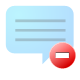 remove, Message PaleTurquoise icon