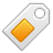 yellow, tag Icon