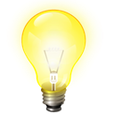 Light bulb, Idea, tip Yellow icon
