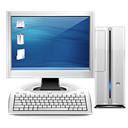 personal computer, monitor, Computer, screen, pc Black icon