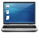 Computer, pc, Laptop DarkSlateBlue icon