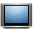 Tv, monitor, screen Black icon