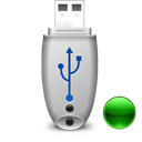 usbpendrive, mount Black icon