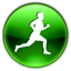 Man, sprinting, sorting, Running Icon