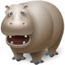 hippo, Animal DimGray icon