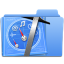 Folder, Dashboard, dashcode CornflowerBlue icon