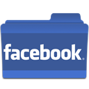 Folder, Facebook DarkSlateBlue icon