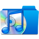 itunes, Folder DodgerBlue icon