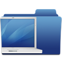 Folder, Macbook SteelBlue icon