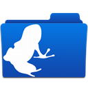 vuze, Folder, frog RoyalBlue icon