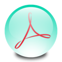 distiller, Acrobat, adobe PaleTurquoise icon