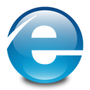 Ie, internet explorer Black icon