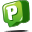 Pownce DarkGreen icon