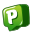 Pownce DarkGreen icon
