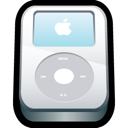 ipod, Apple, White LightGray icon