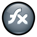 macromedia, flex Black icon