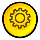 works, Norton, system Gold icon