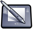 Tablet, Intuos, wacom Black icon