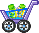 Cart, shopping, ecommerce Black icon