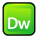adobe, dreamweaver, dw, cs3 LimeGreen icon