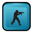 scenes, deleted, Counter, Strike SteelBlue icon