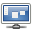 Desktop, Remote Gray icon