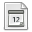 mime, Text, Vcalendar Gainsboro icon