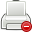 printer, Error Gainsboro icon