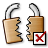 Lock, Broken Black icon