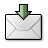 mail, receive Black icon