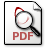 Pdf Black icon