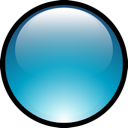 Ball, Aqua LightSeaGreen icon