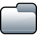 Folder, Closed, silver DarkGray icon