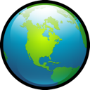 globe Teal icon