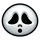 scream, halloween Black icon