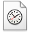 Clock, File, document, time, loading WhiteSmoke icon