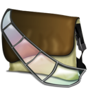 vido, bagg, fichier DarkOliveGreen icon