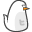 Animal, twitter, bird Lavender icon