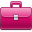 Briefcase MediumVioletRed icon