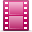movie, film PaleVioletRed icon