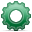 settings, Gear, wheel SeaGreen icon