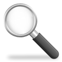 Find, zoom, search, File, magnifying glass Black icon