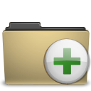 Archive, Folder, to, manilla, Add DarkKhaki icon