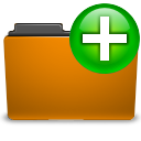 Folder, Add DarkGoldenrod icon