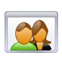 Users, Couple, people WhiteSmoke icon