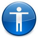 technologies, Accessibility, Gnome SteelBlue icon