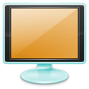 Desktop, Display, preferences SandyBrown icon