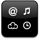 Screenlets Black icon
