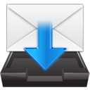 envelope, inbox, Import, Email, mail WhiteSmoke icon