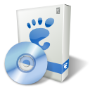 program, system, Installer, software, Foot, Gnome Black icon